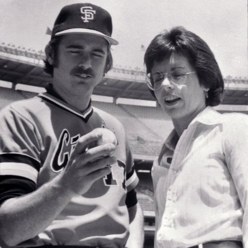 Randy Moffitt and Billie Jean King